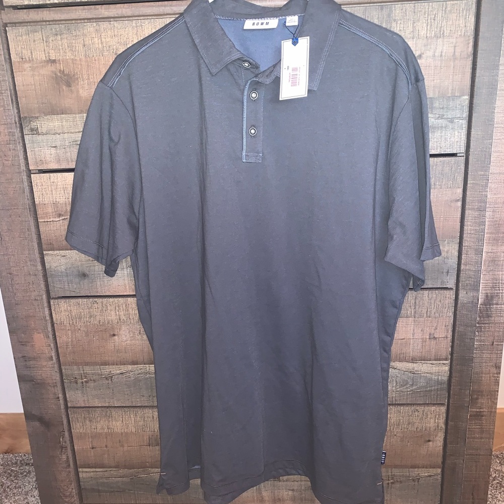 ROWM Men’s XL collared polo shirt brand new